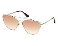 Tom Ford 0563  Gold Brown Mirror