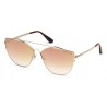 Tom Ford 0563  Gold Brown Mirror