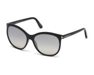 Tom Ford 0568 Shiny Black Grey Mirror