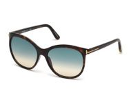 Tom Ford 0568 Dark Tortoise Green Smoke