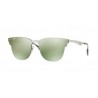 Ray Ban RB3576N Brusched silver-Dark green mirror silver