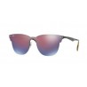 Ray Ban RB3576N Brusched silver-Dark green mirror silver