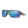 Oakley Double Edge Grey smoke-Prizm saphire polarized