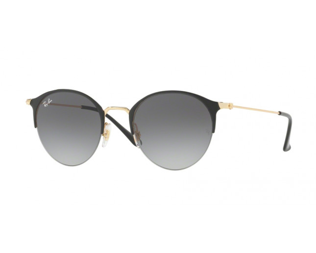 Ray Ban RB3578 Gold top Shiny Black Light rey Gradient Grey