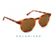 Moken Enzo Tortoise Brown Brown Gold Mirror Polarized