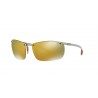 Ray-BAn RB8305 F0066B Ferrari Edition Light Carbon Gold Mirroir