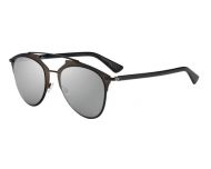 Dior Reflected Black Metal Gun Silver Grey