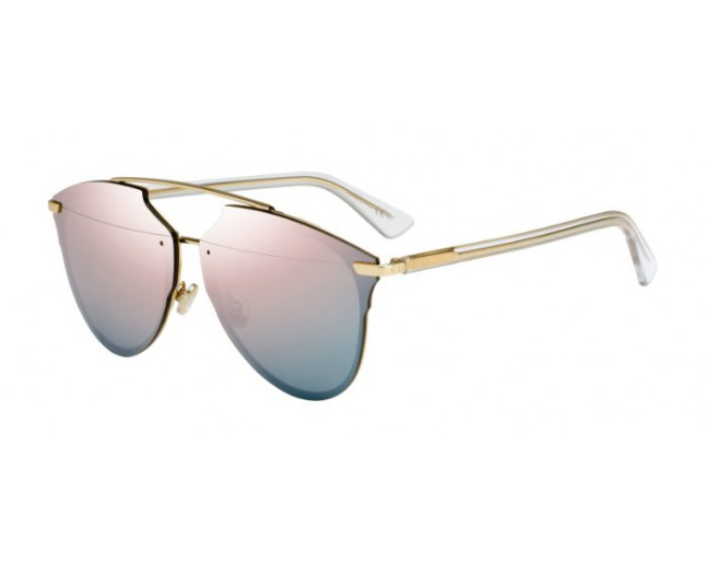 dior reflected sunglasses rose gold