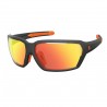 Scott Vector Black Matt/Neon Orange Red Chrome Amplifier