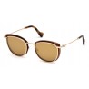 Moncler ML0045 Clear Bronze Brown Mirror