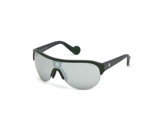 Moncler ML0049 Dark Green Grey Mirror