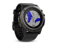 Garmin Fénix 5X HR Sapphire Gray avec bracelet noir