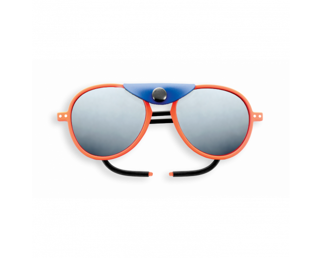 Izipizi Sun Glacier Plus Orange Blue Brown Mirror Lens cat4 #Sun Glacier Plus Orange - Sunglasses - IceOptic