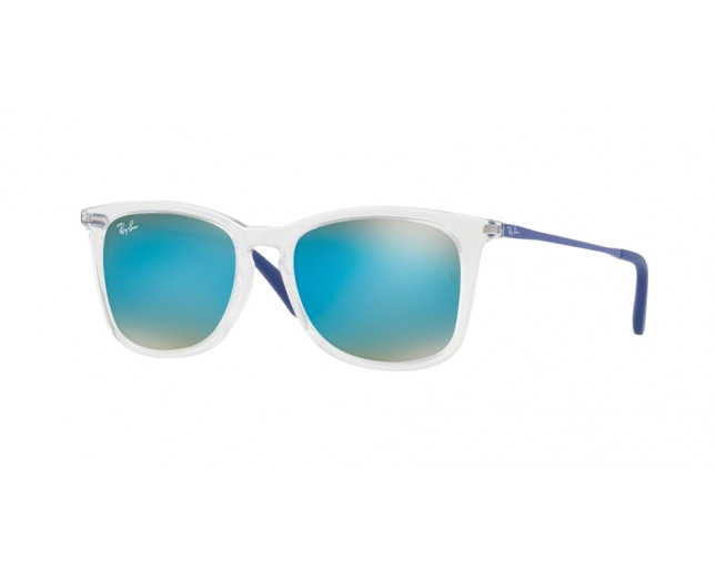 ray ban transparent blue