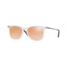 Ray Ban 9063S Transparent Brown Pink Mirror