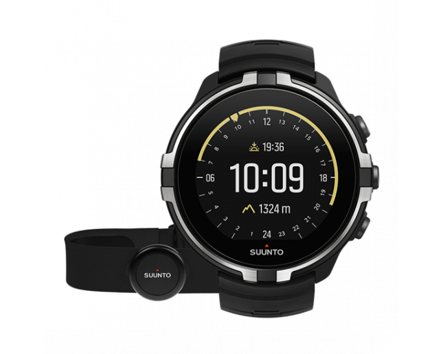 Suunto Spartan Sport WHR Baro Stealth avec Ceinture Cardio