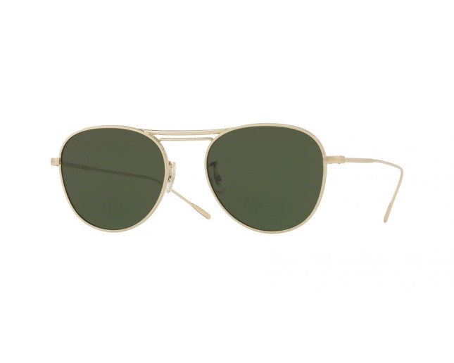 Oliver Peoples Cade Brushed Soft Gold Green