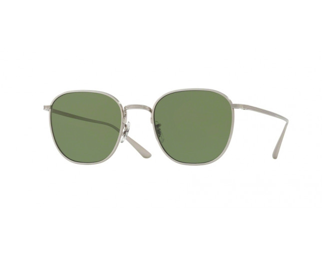 Oliver Peoples Board Meeting 2 Brushed Silver Grey Green