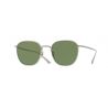 Oliver Peoples Board Meeting 2 Brushed Silver Grey Green