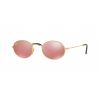 Ray-Ban Oval Metal Shiny Gold Crystal Light Cooper Flash