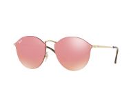 Ray Ban Blaze Round RB3574N Gold Pink Mirror Pink