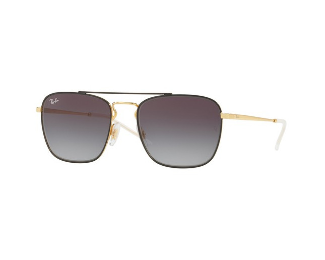 Ray Ban RB3588 9054/8G Gold on top black Grey Gradient Dark Grey