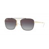 Ray Ban RB3588 9054/8G Gold on top black Grey Gradient Dark Grey