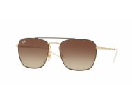 Ray Ban RB3588 9054/8G Gold on top black Grey Gradient Dark Grey