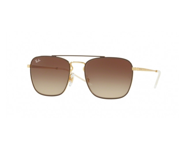 Ray Ban RB3588 9054/8G Gold on top Brown Brown Gradient Dark Brown