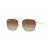 Ray Ban RB3588 9054/8G Gold on top Brown Brown Gradient Dark Brown