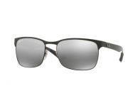 Ray-Ban RB8319CH Black Top On Matte Black Grey Mirror Grey Gradient Polar