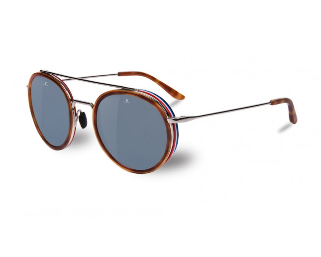 Vuarnet VL1613 Edge Ronde Tortoise Grey Polar VL161300090622 Lunettes de soleil IceOptic