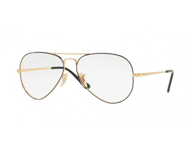 Ray-Ban RX6489 Gold on top Black 