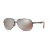 Ray-Ban Tech Carbon Fibre Ferrari Edition Matte Black Polar Grey Mirror