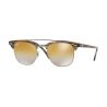 Ray-Ban RB3816 Silver Green Mirror Blue Gradient