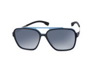 Ic! Berlin Henrik B.L Midnight Blue Rough Gun Metal Black Matt/Moonlight Mirrored Polarized