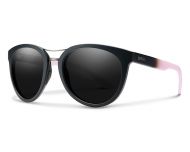 Smith Bridgetown Matte Black Dusty Pink Polarized