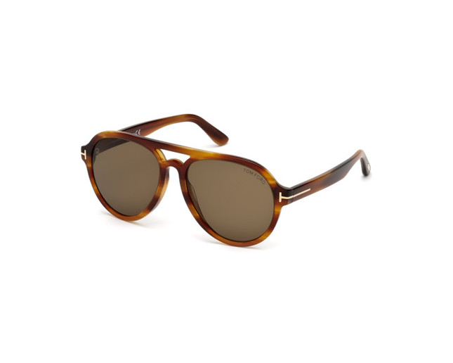 Tom Ford Roxy-02 Yellow Havana Brown Lenses