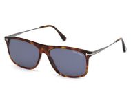 Tom Ford Max-02 Red Havana Blue Lenses