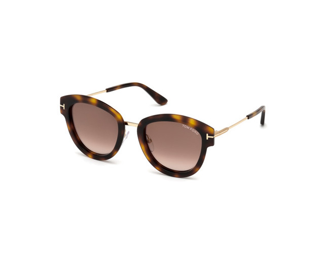 Tom Ford Mia-02 Dark Havana Brown Mirror