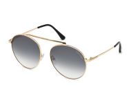 Tom Ford Simone-02 Shiny Gold Grey Smoke