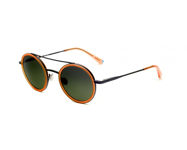Etnia Barcelona Prati Orange Black Polarized HD lenses PRATI OGBK Sunglasses IceOptic