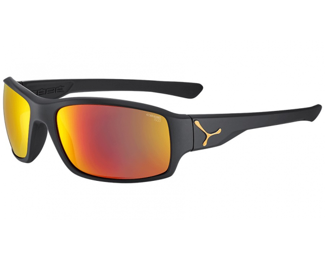 Cebe Haka Matt Black Rubber Finish Orange Zone Grey Cat.3 Red CBHAKA9 ICE Sunglasses IceOptic