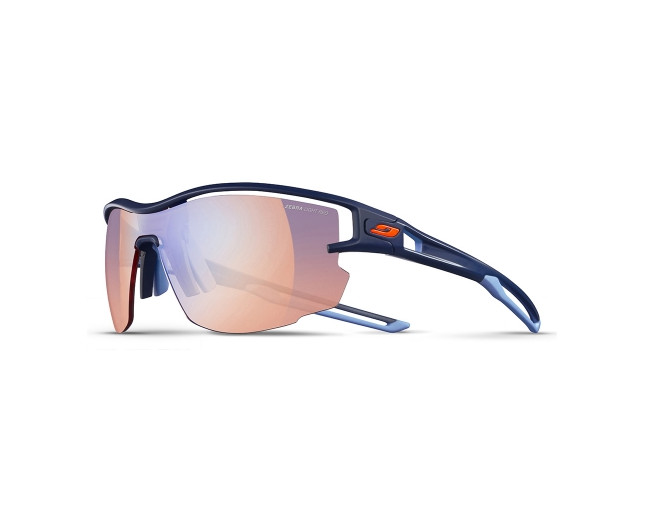 Julbo Aero Bleu Foncé/Bleu Julbo Zebra Light Red