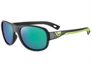 Cébé Zac Matt Black Lime-1500 Grey PC Blue Light Green Flash Mirror