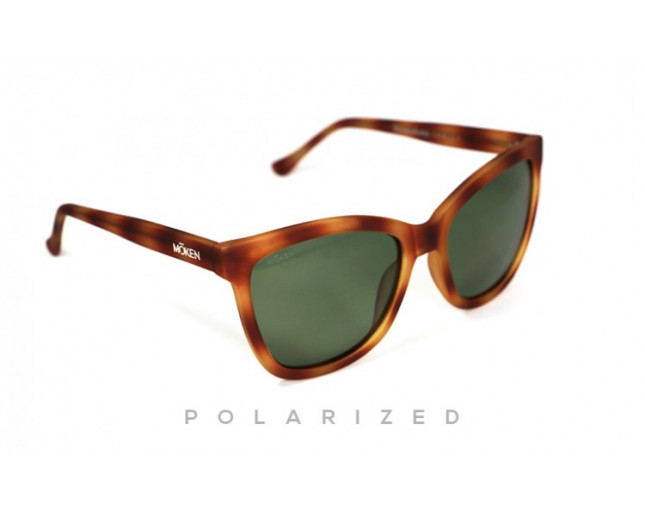 Moken Hepburn Tortoise Green Polarized