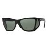 Persol 0009 Black Crystal green