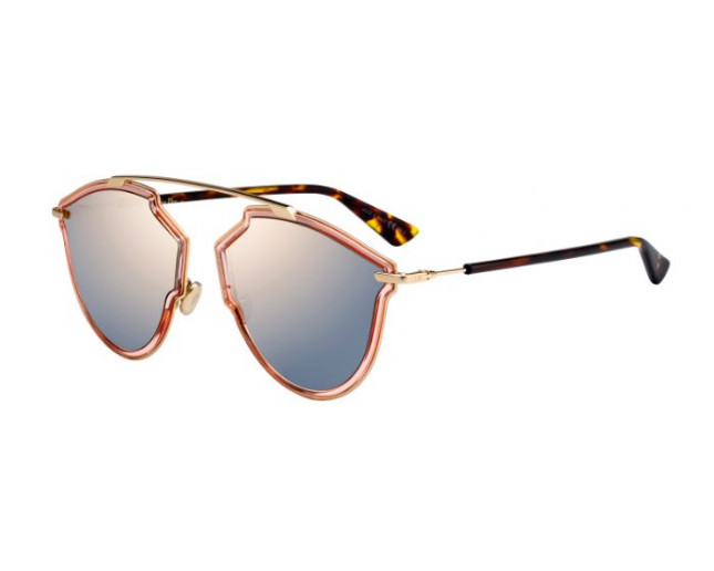 Dior Diorsorealrise Pink Gold Pink Mirror Lenses