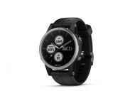 Garmin Fénix 5S Plus HR Silver noire avec bracelet noir