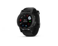 Garmin Fénix 5S Plus HR Black Sapphire noire avec bracelet noir